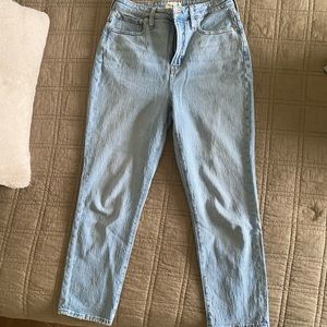 Madewell Perfect straight leg jean